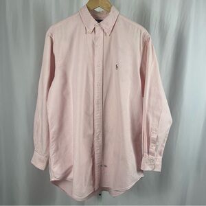 Ralph Lauren 16.5 VINTAGE Cotton Preppy Academia Country Club Button Down
